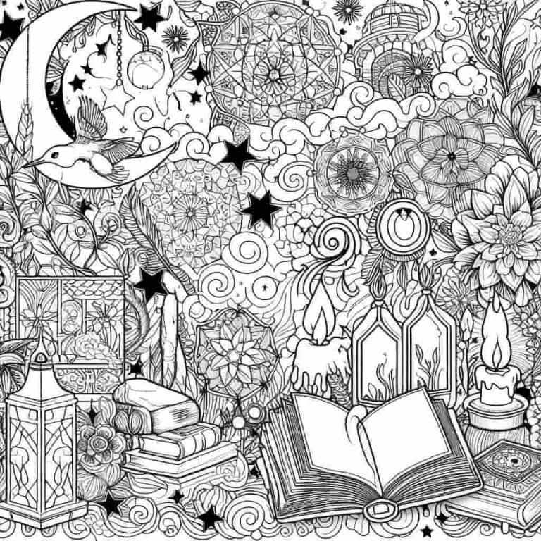 Aesthetic Coloring Pages