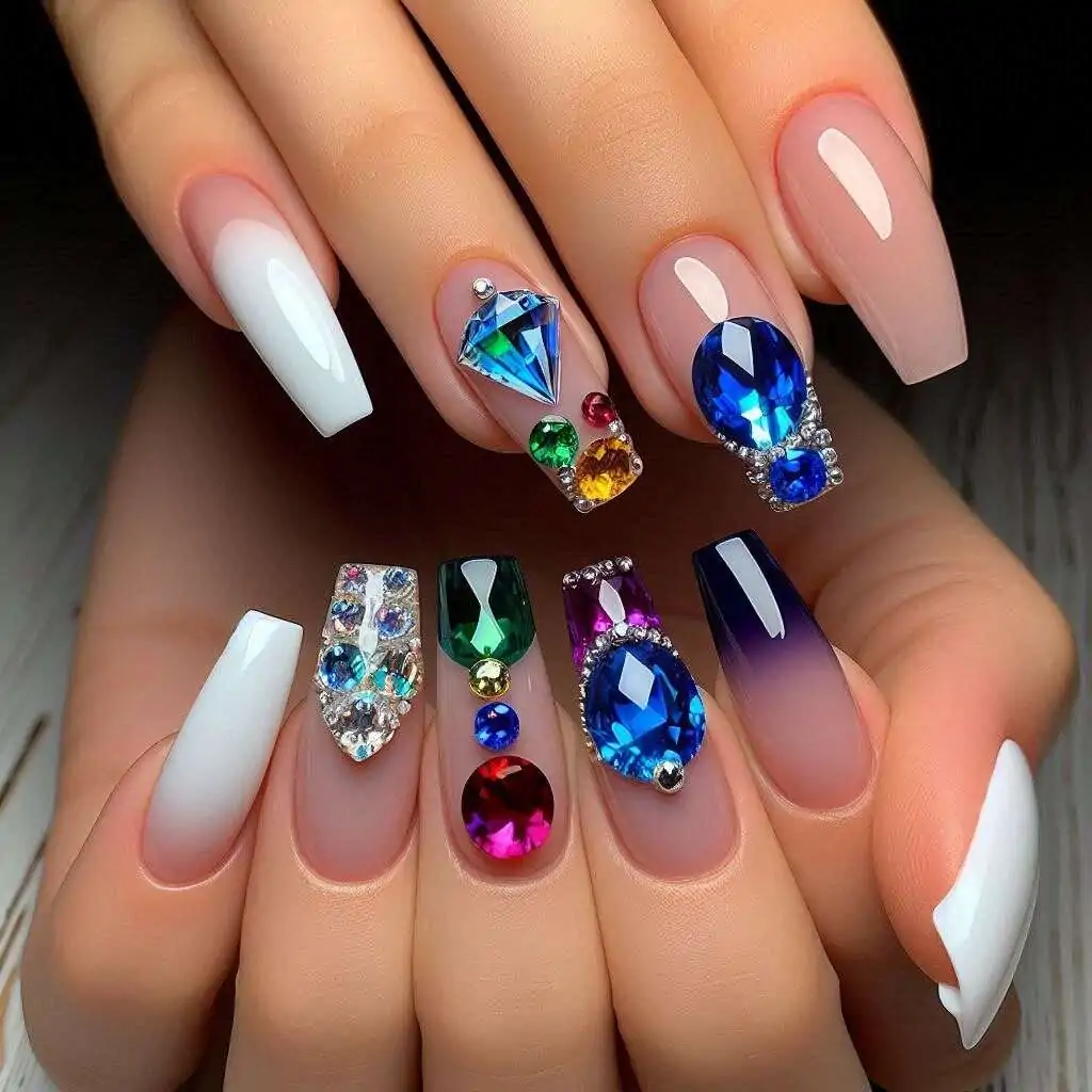 Adding Gemstones to Your Nails