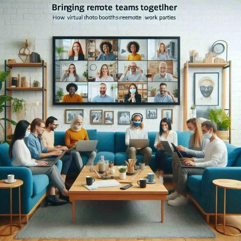 Bringing Remote Teams Together How Virtual Photo Booths Elevate Remote Work Parties