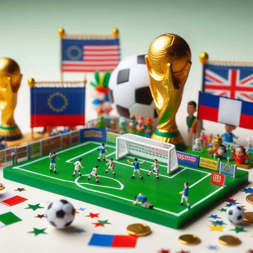 A Small World Cup Game Celebrating Miniature Soccer Fever